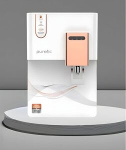Purofic water purifier., 12 Litre, RO + UV + UF White
